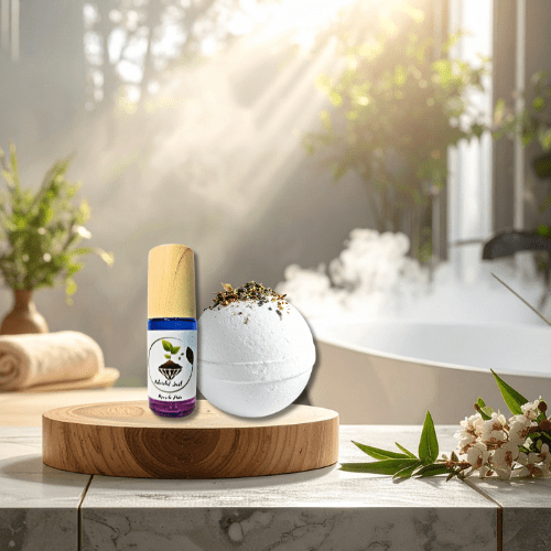 Muscle Pain Relief Bundle (Oil + Bath Bomb)