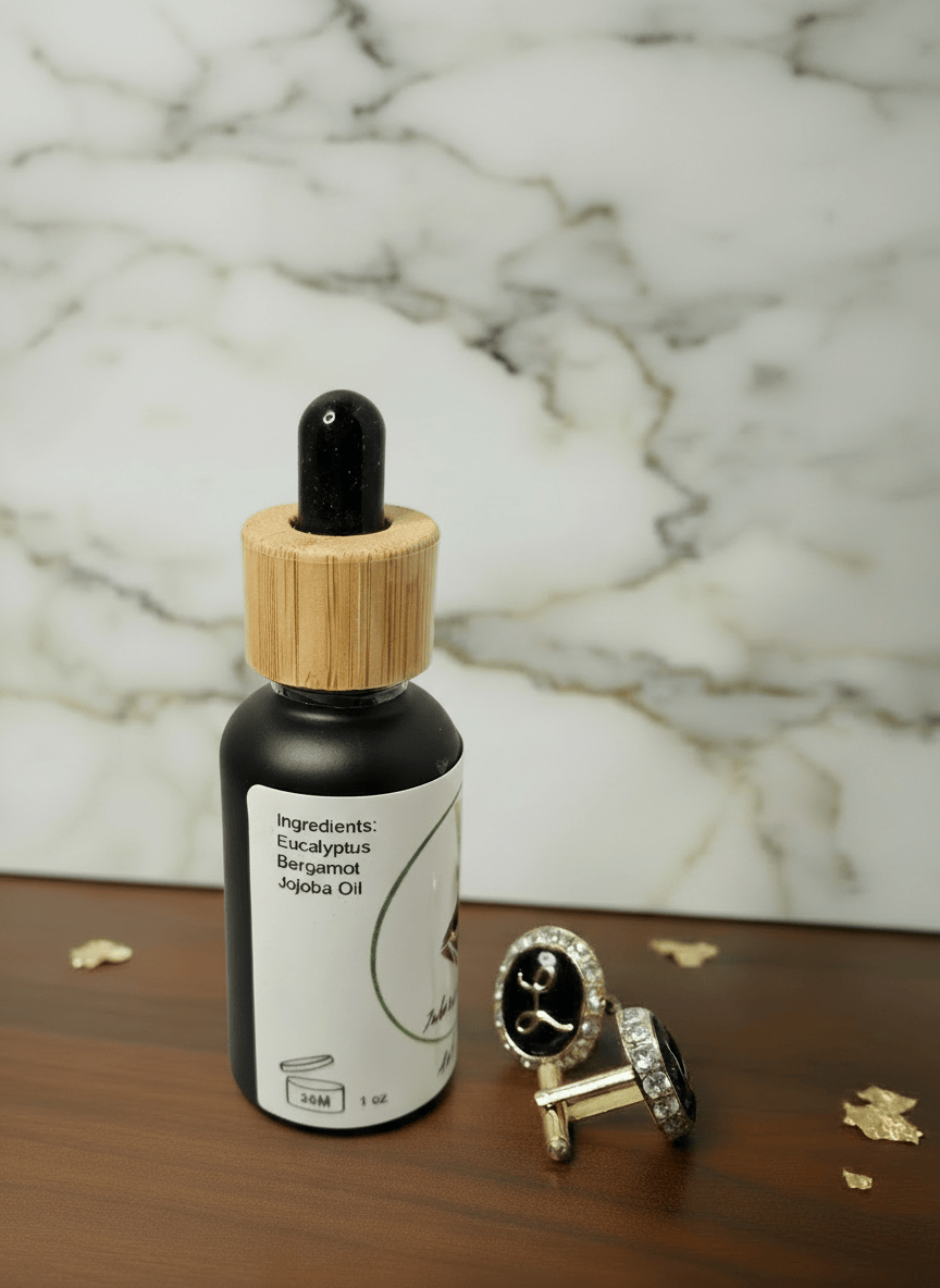 oil with bergamot, eucalyptus 