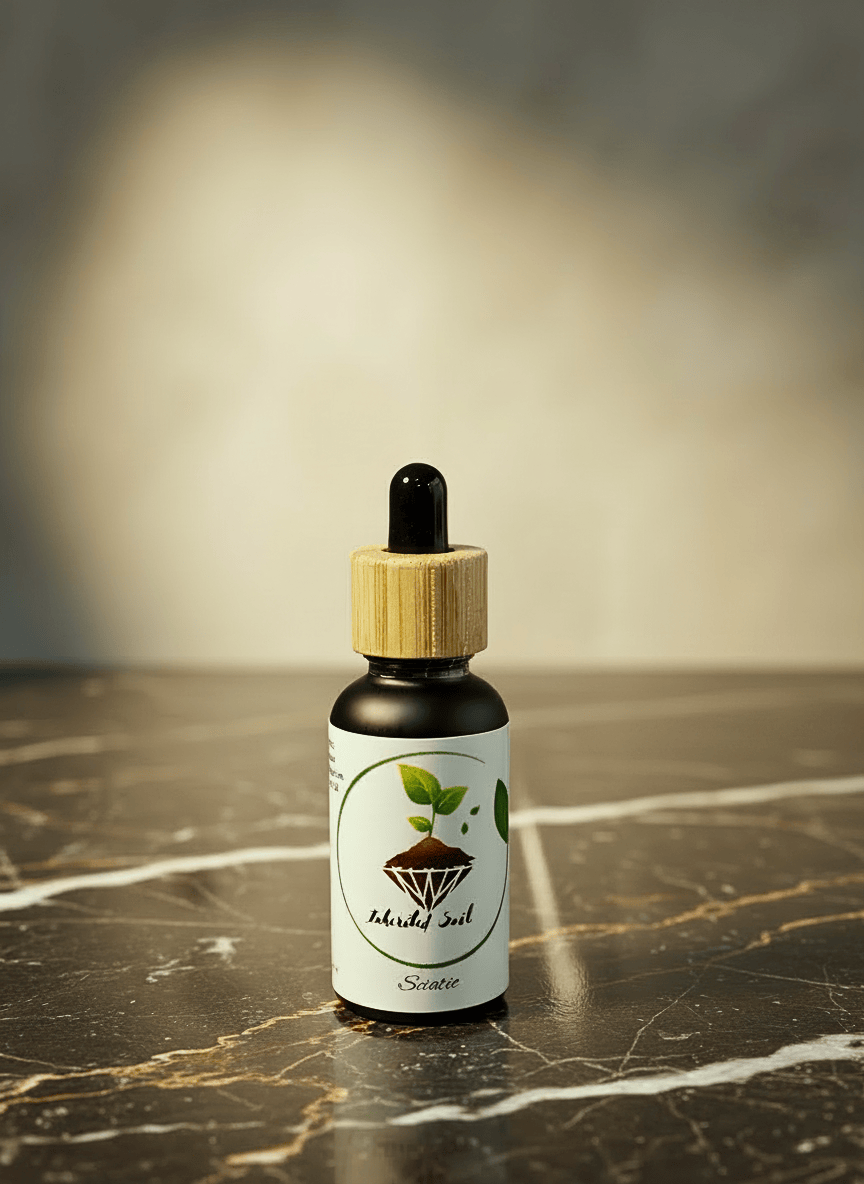 herbal blend oil for sciatica nerve from inherited soil 