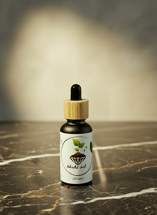 herbal blend oil for sciatica nerve from inherited soil 