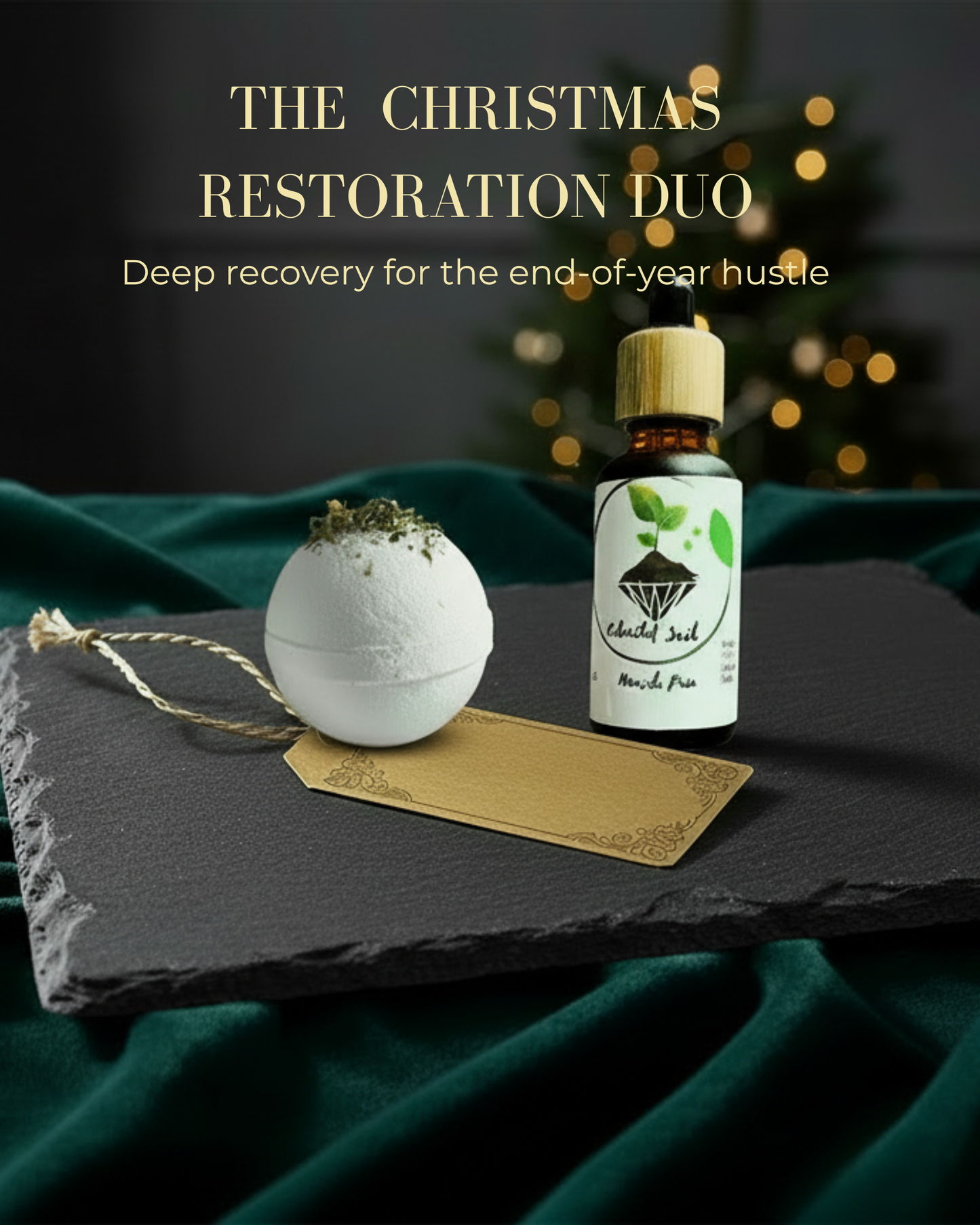 Muscle Pain Relief Bundle (Oil + Bath Bomb)