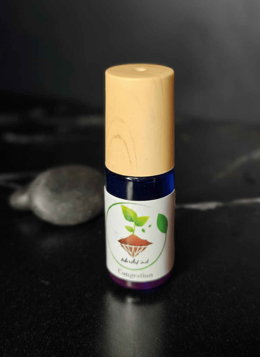 herbal sinus congestion relief oil from Inherited Soil 
